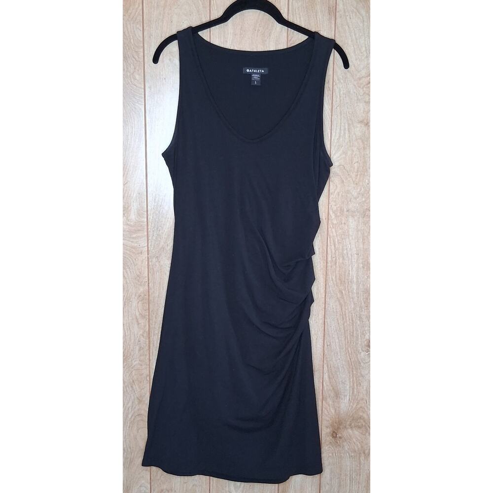 Ladies Athleta Della Sleeveless Dress in Black Size Large